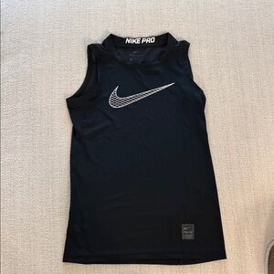 Nike Kids Pro dri fit black tank